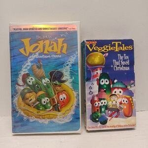 Big Idea’s Jonah A VeggieTales  Movie & The Toy Who Saved Christmas VHS